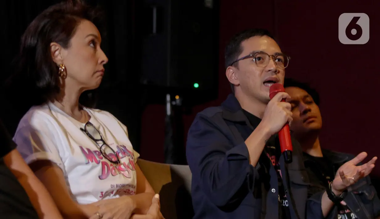 Selain official trailer, acara ini juga menjadi momen peluncuran music video lagu berjudul Jablay. (Liputan6.com/Herman Zakharia)