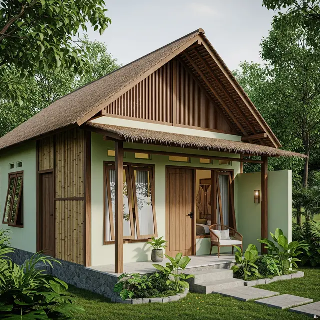 9 Model Rumah 8x10 Sederhana 2025 dengan Konsep Low Budget