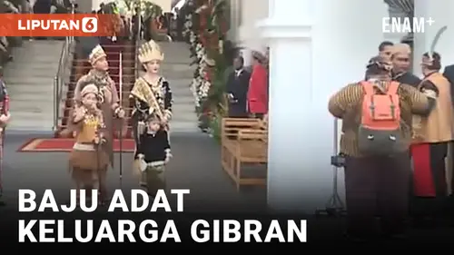 VIDEO: Gibran Pakai Baju Adat Papua, Selvi Ananda Pakai Baju Adat Lampung di HUT RI Ke-79 di Istana Merdeka