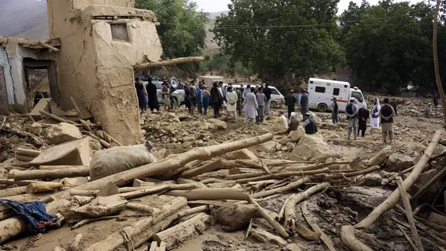 Puluhan Orang Tewas dalam Banjir Bandang di Afghanistan