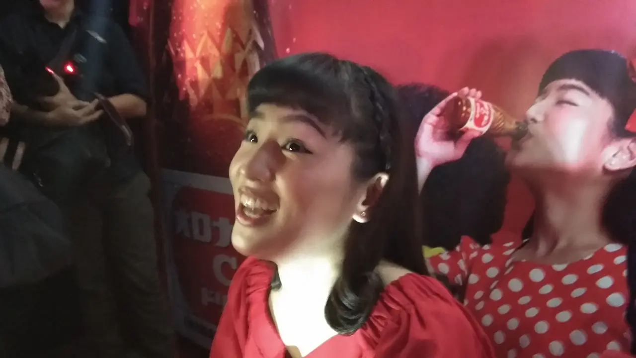 Haruka Nakagawa menjadi duta produk Oronamin C (Liputan6.com/Giovani Dio Prasasti))