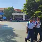 Suasana aktivitas di SMP Negeri 19 Depok, Pancoran Mas, Depok. (Liputan6.com/Dicky Agung Prihanto)