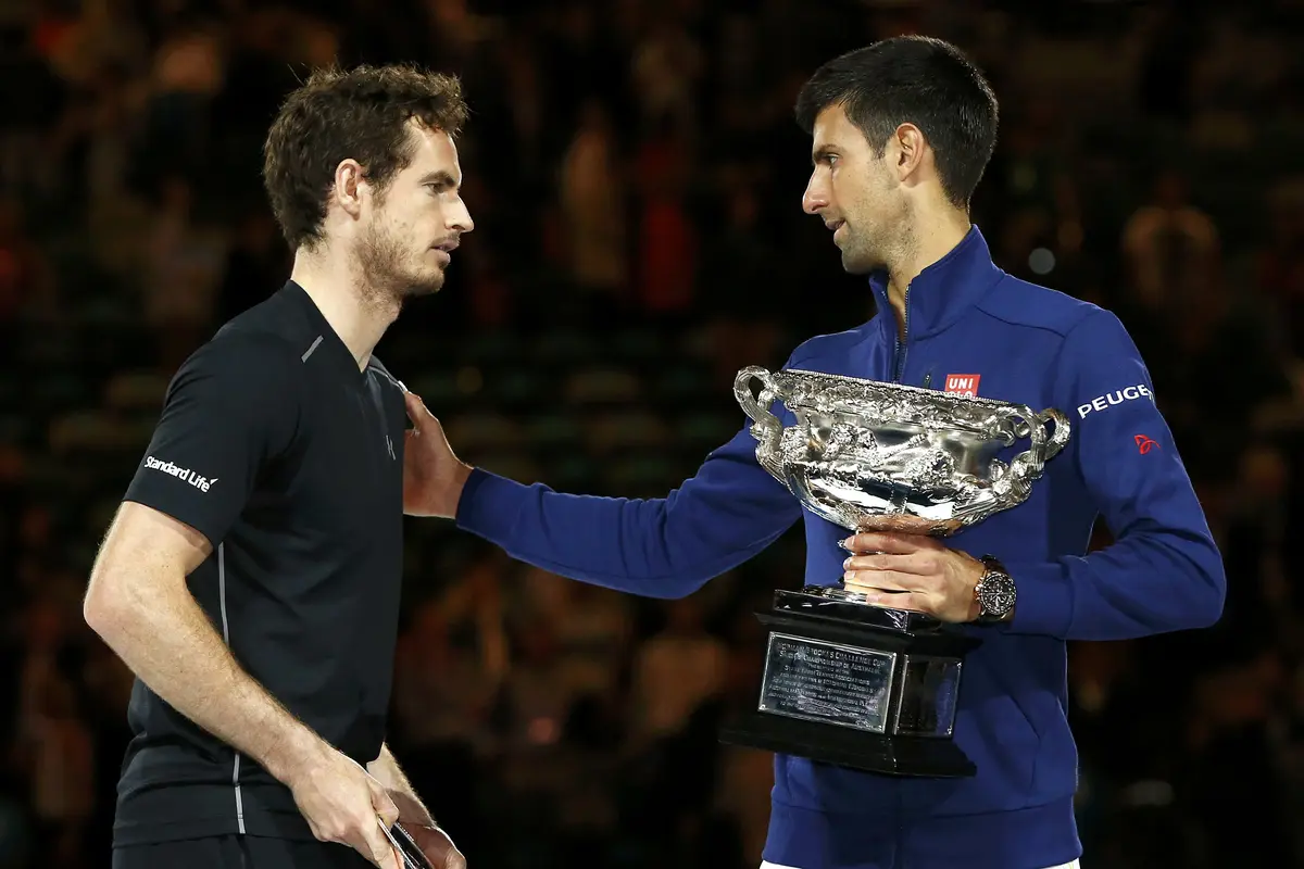 Andy Murray dan Novak Djokovic 