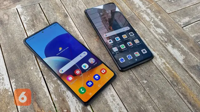 Samsung Galaxy A72 dan Redmi Note 10 Pro