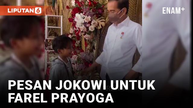 Wejangan Jokowi Untuk Farel Prayoga