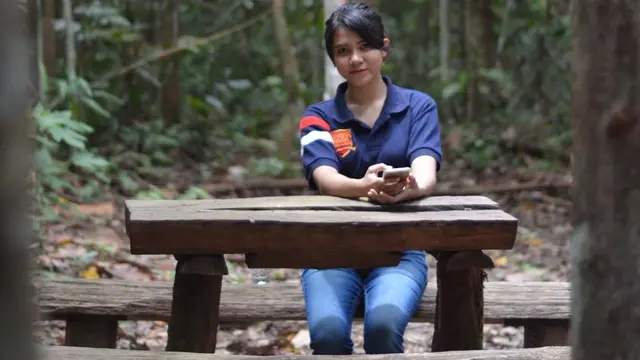 Salah satu spot foto keren di Hutan