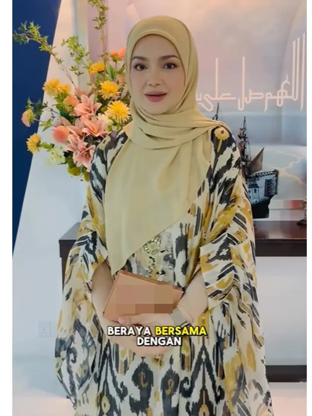 6 Model Gamis Kasual ala Siti Nurhaliza, Simpel dan Nyaman Dipakai Sehari-hari