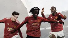 Ricardo Pereira, Eduardo Camavinga dan Pau Torres. (Bola.com/Dody Iryawan)