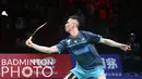 Lee Zii Jia berhasil meraih poin perdana pada awal gim pertama. Namun, Anthony Ginting mampu menyamakan kedudukan. Setelah itu, tunggal putra Malaysia selalu satu poin di depan meski Ginting pun terus berusaha menyamakan kedudukan yang berlangsung hingga 5-5.  (Badminton Photo/Yves Lacroix)