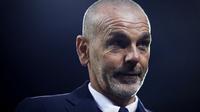 Pelatih Inter Milan asal Italia, Stefano Pioli. (AFP/Marco Bertorello)