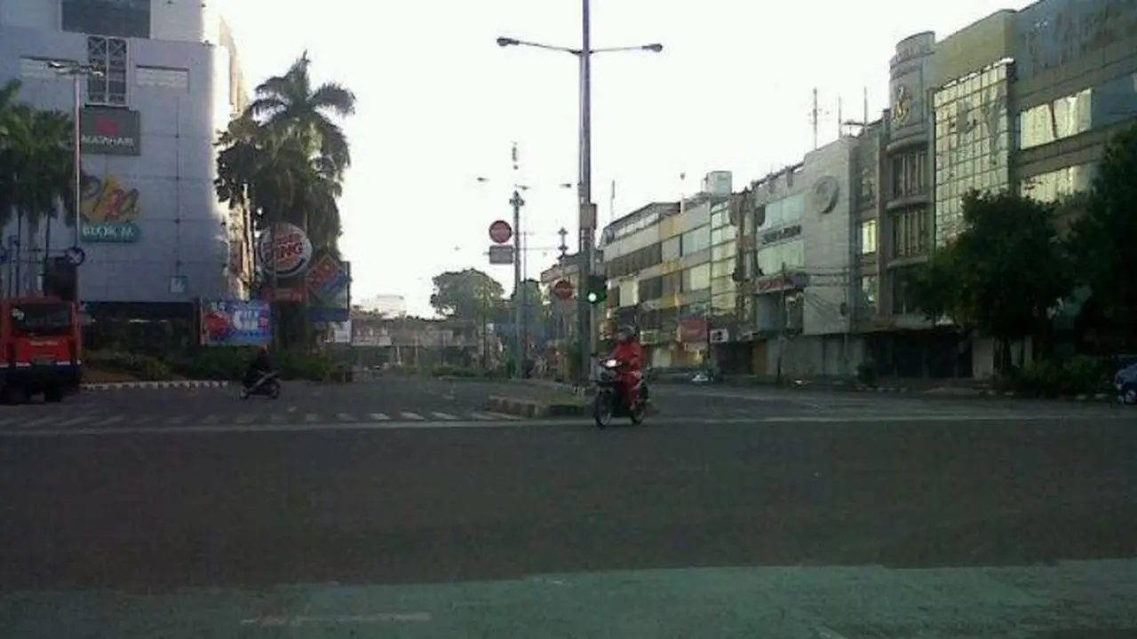 Lalu lintas Jakarta Lengang