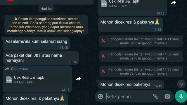 6 Potret Modus Penipuan Terbaru Menyamar Jadi Kurir, Jangan Klik Link Resi