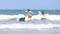 Bali merupakan salah satu destinasi unggulan di Indonesia. Wisata pantai merupakan andalan Pulau Dewata ini. (Bola.com/M iqbal Ichsan)