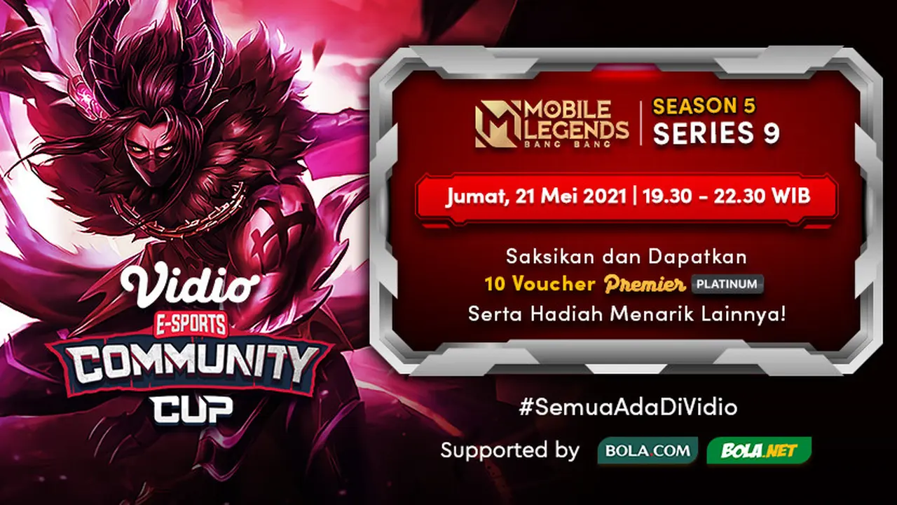 Streaming Vidio Community Cup Season 5 : Mobile Legends Series 9