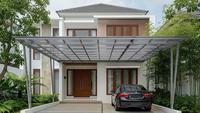10 Inspirasi Carport Hemat Tempat tapi Terlihat Luas untuk Rumah Minimalis, Muat Mobil Besar