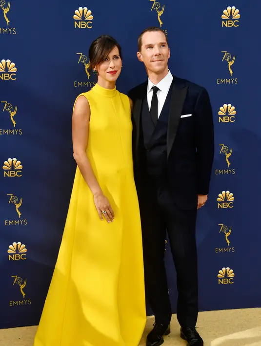 Berita menggemarkan ini hadir usai keduanya kedatangan anak kedua pada tahun 2017 lalu bernama Hal Auden Cumberbatch. (FRAZER HARRISON / GETTY IMAGES NORTH AMERICA / AFP)