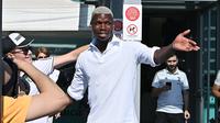 Paul Pogba kembali ke Juventus setelah kontraknya berakhir dengan Manchester United atau MU pada akhir Juni 2022. Dia kembali ke&nbsp;Juventus dengan status bebas transfer. (foto: STRINGER / ANSA / AFP)