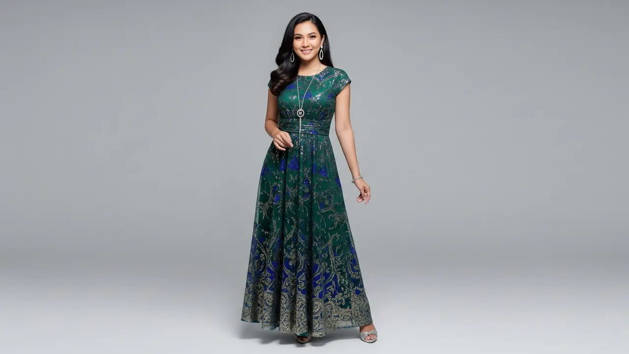 Model Dress A Line untuk Perayaan Libur Akhir Tahun
