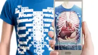 Virtuali Tee sebuah teknologi yang memanfaatkan sebuah T-Shirt khusus yang dapat menembus tubuh manusia dan dapat melihat semua organ tubuh.