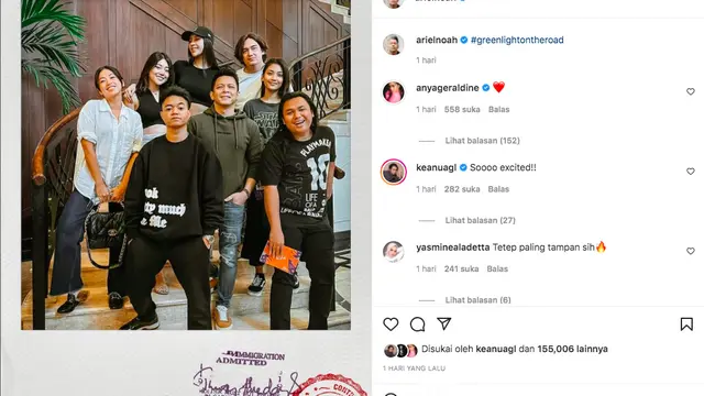 Anya Geraldine ke Paris Bareng Ariel NOAH, Langsung Ramai Diwanti-Wanti Warganet