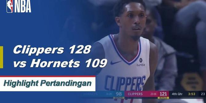 Cuplikan Pertandingan NBA : Clippers 128, Hornets 109