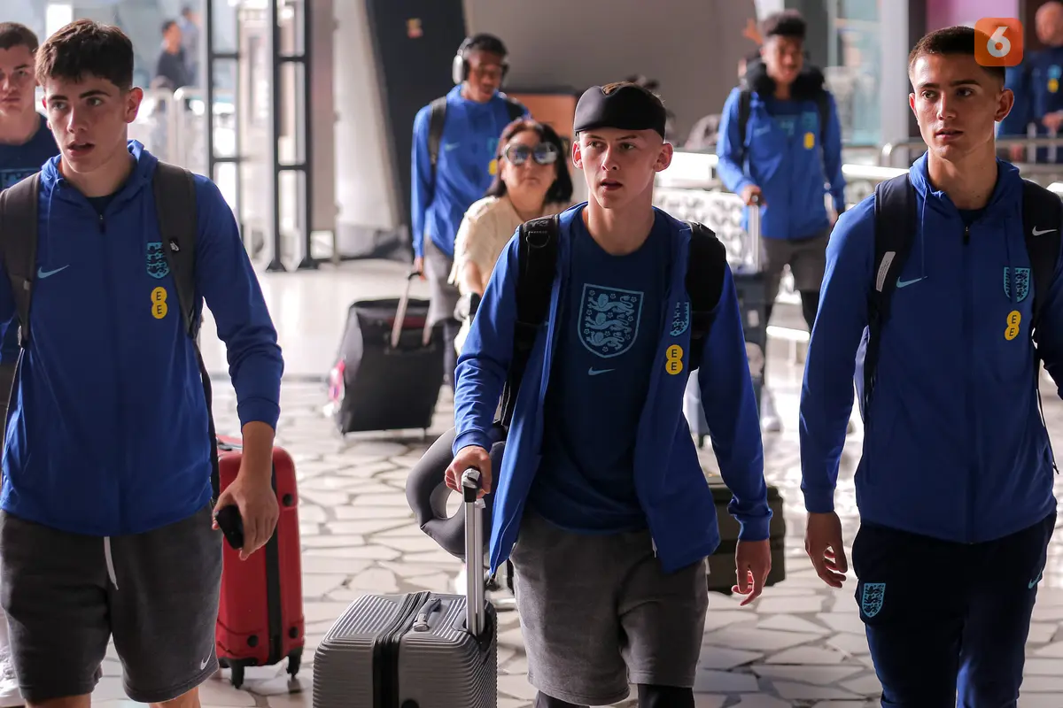 Kedatangan Timnas Inggris U-17