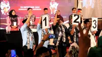 Nomor Urut Pilwalkot Sukabumi: Achmad Fahmi - Dida Sembada 1,  Ayep Zaki - Bobby Maulana 2, Mohamad Muraz - Andri Hamami 3