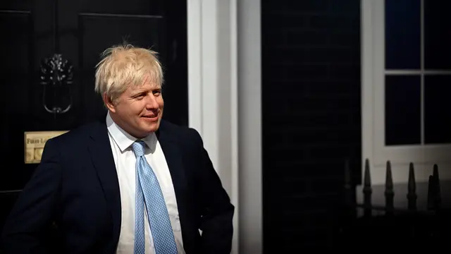 Peluncuran patung lilin PM Inggris Boris Johnson