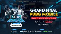 Jadwal dan Live Streaming Grand Final GoPay Arena Level Up Community PUBG Mobile di Vidio, Kamis 26 Agustus 2021. (Sumber : dok. vidio.com)