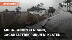 Beredar video viral terkait badai angin kencang yang hampiri Klaten. Akibatnya, cagak listrik pun rubuh di kawasan Prambonan Manisrenggo, Klaten