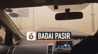 VIDEO: Badai Pasir dan Salju Terjang Mongolia, 9 Tewas