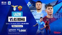 Saksikan Live Streaming Serie A Liga Italia AS Roma Vs Lazio, Senin 20 Maret