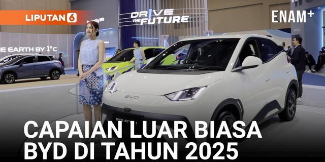Capaian Mengesankan BYD Jual 37.600 Kendaraan Listrik di 2025