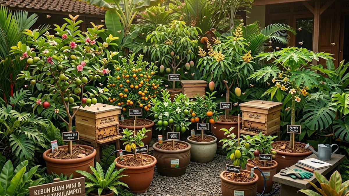 6 Pohon Buah Mini yang Tidak Mudah Mati di Pot, Tetap Berbuah Meski Minim Perawatan