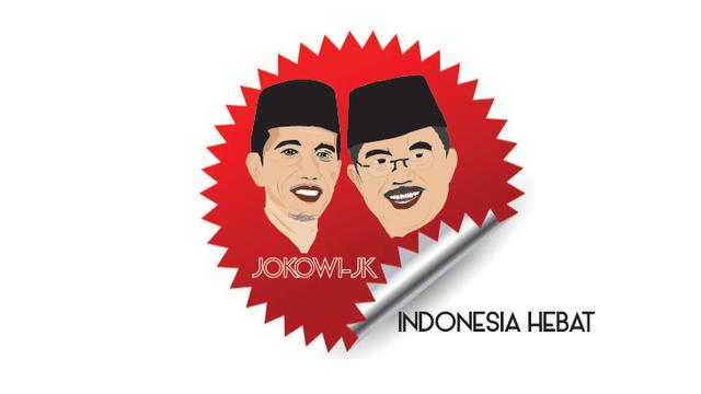 Jk Nomor 1 Baik Nomor 2 Lambang Kemenangan Indonesia Baru Liputan6 Com