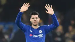 Alvaro Morata - Striker asal Spanyol ini diboyong Chelsea dari Real Madrid dengan biaya 60 juta poundsterling pada 2017 silam. Namun sayang, Morata sering tampil angin-anginan hingga ia terdepak dari skuat utama. (AFP/Glyn Kirk)