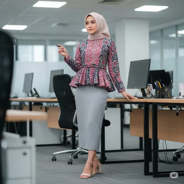 Peplum Kontemporer Feminin & Proporsional