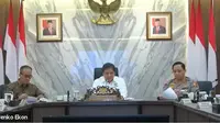 Menteri Koordinator Perekonomian Airlangga Hartarto dalam konferensi pers Kartu Prakerja 2023, Kamis (5/1/2023).