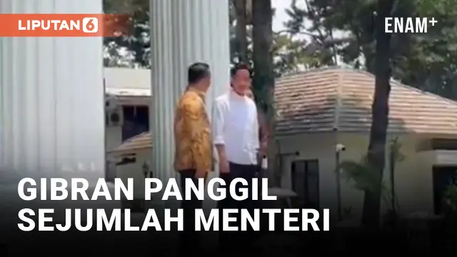 VIDEO: Gibran Rakabuming Raka Panggil Sejumlah Menteri ke Kantor Wapres