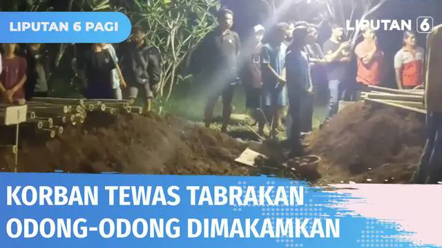 VIDEO: Pemakaman Korban Kecelakaan Maut Odong-odong dan Kereta Api di TPU Cibetik