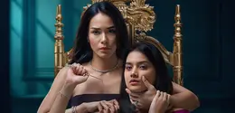 Pertemuan Alma dan Niken menjadi titik awal lahirnya konflik yang perlahan berkembang menjadi penuh ketegangan. (Foto/dok: Vidio.com)