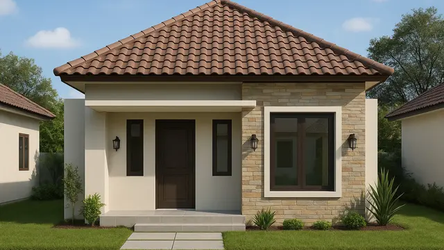 Model Rumah Type 36 Gaya Tradisional Modern