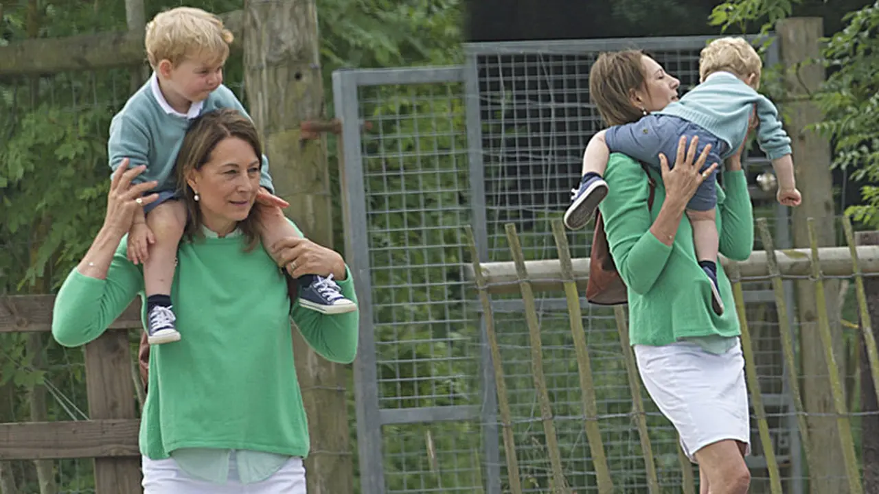 Pangeran George dan Nenek Carole Middleton