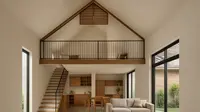 Rumah Minimalis Tipe 21 dengan Mezzanine, Ide untuk Ruangan Terbatas