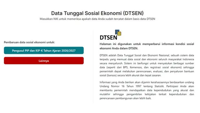 Cek Desil Kemensos