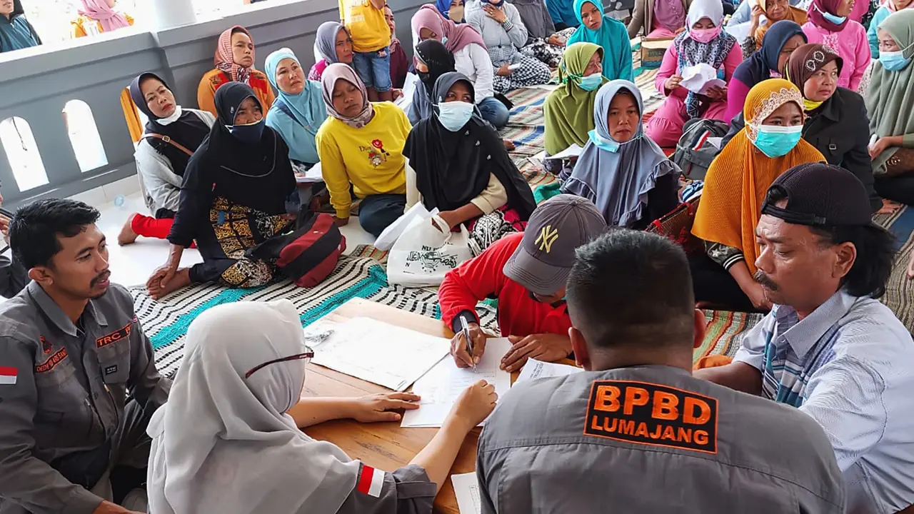 Ratusan warga penyintas erupsi Gunung Semeru di kawasan zona merah dapatkan hunian tetap. (Istimewa)