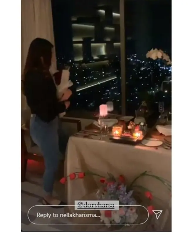6 Momen Ulang Tahun Nella Kharisma, Dapat Kejutan Dinner Romantis dari Dory Harsa