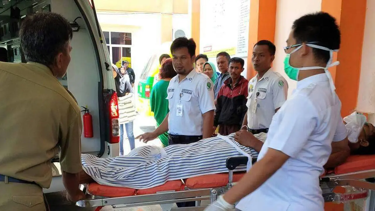 Salah satu korban penembakan anggota Polres Lubuk Linggau (Liputan6.com/Nefri Inge)