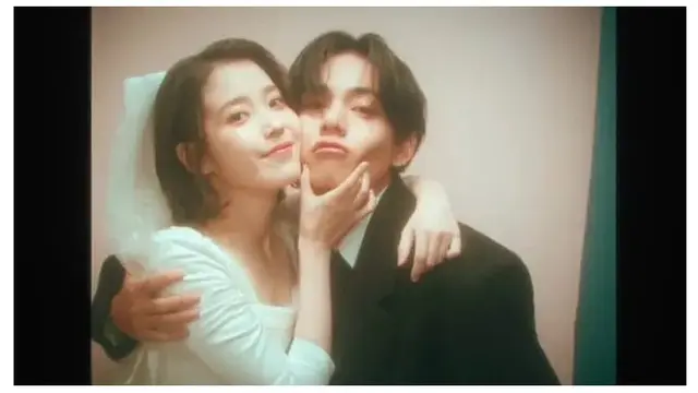 10 Potret IU dan V BTS Adu Akting di MV Love Wins All, Sukses Bikin Haru