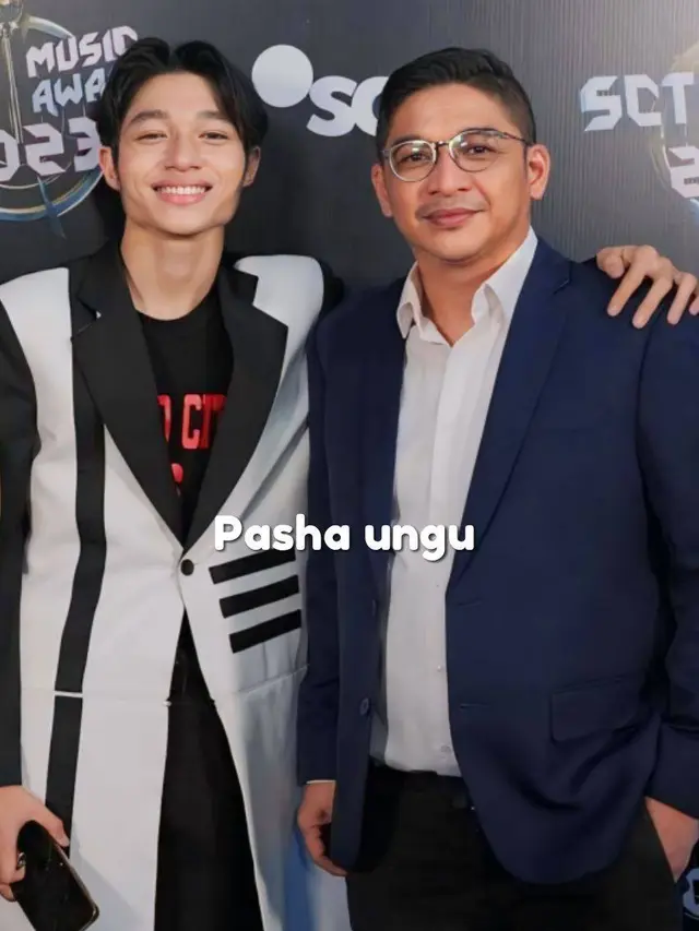 Potret Pasha Ungu dan anaknya (Sumber: Tiktok/@niff2005)